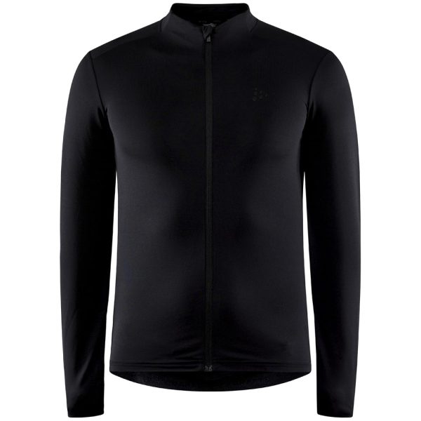 Fietsshirt - Craft Adv Essence Jersey lange mouw - XL - Heren - Zwart